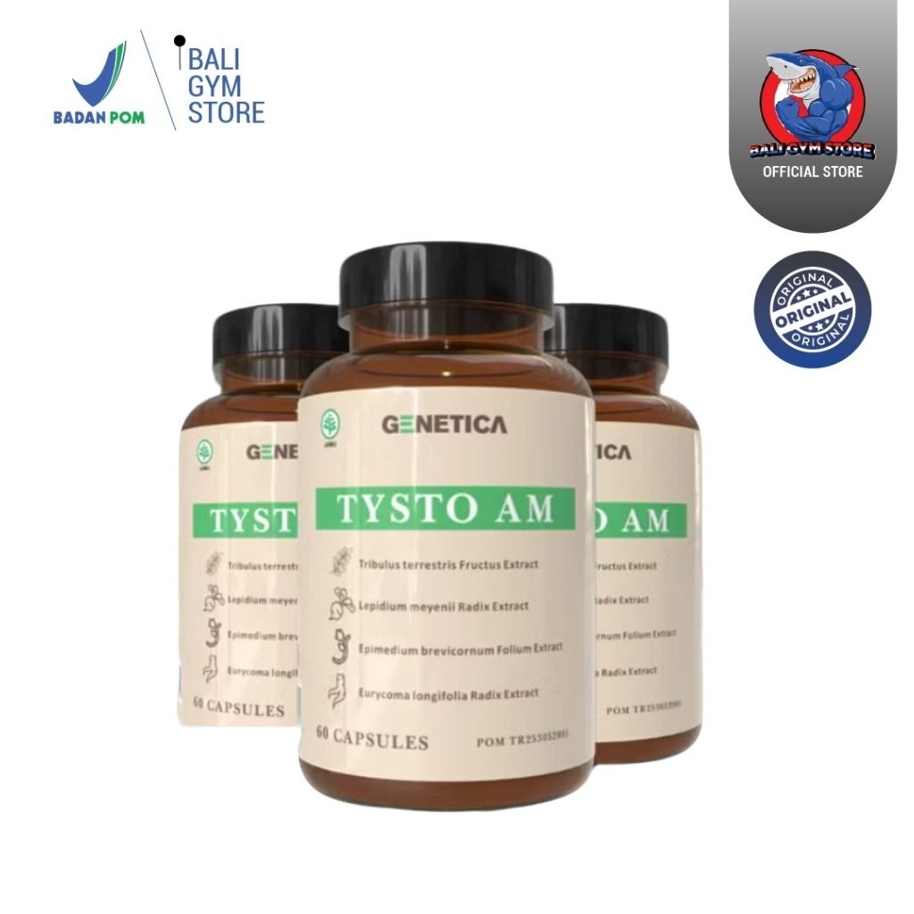 Genetica Tysto AM 60 Kapsul Testobooster