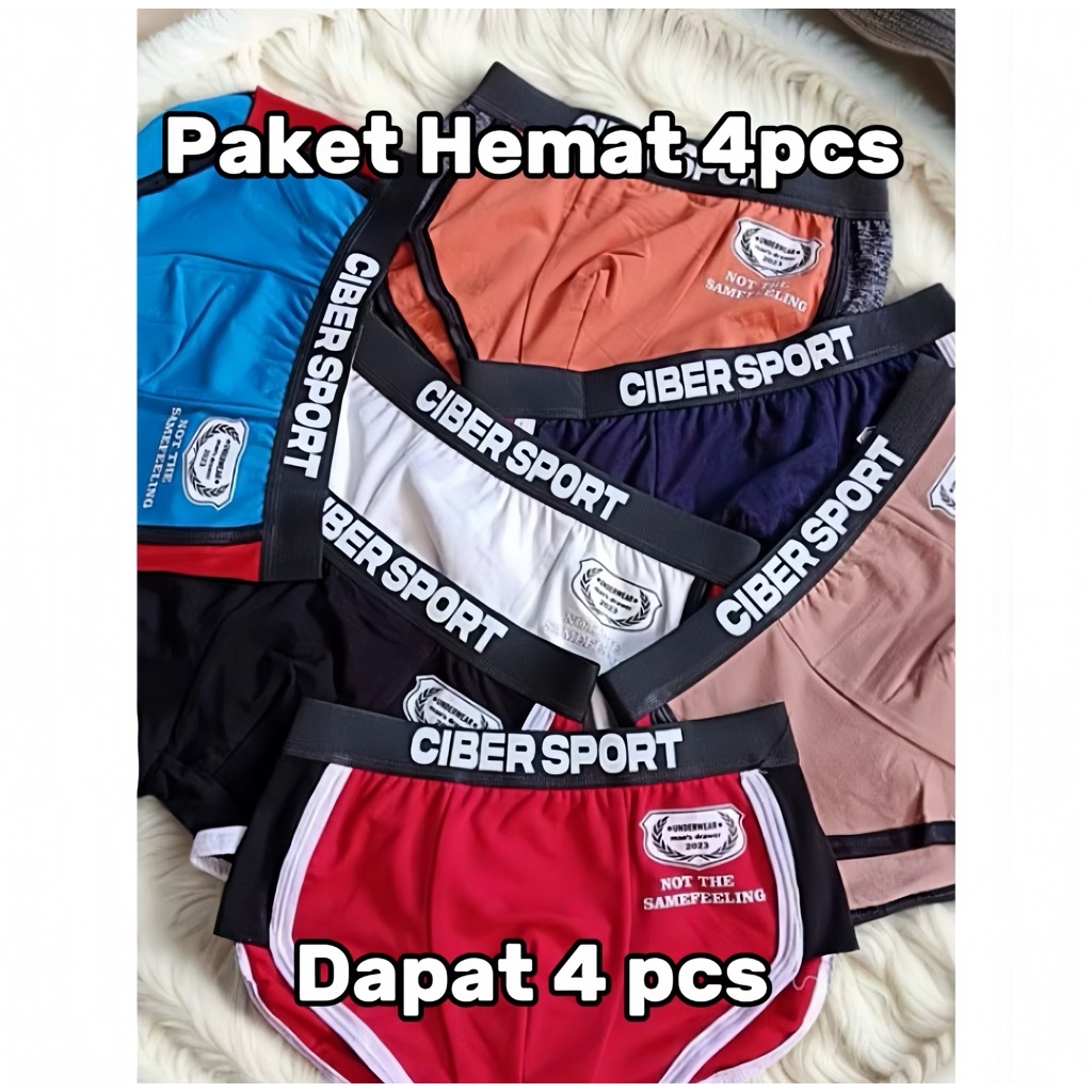 Celana  Dalem Pria model boxer,Cd boxer Pria Dewasa Material Bahan Katun Spandek