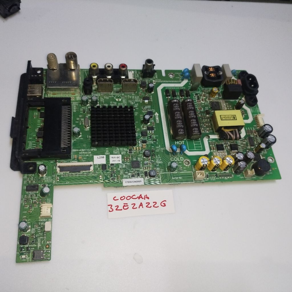 mainboard tv coocaa 32E2A22G