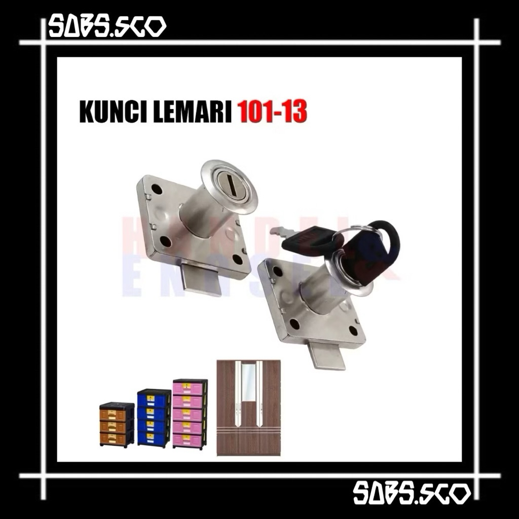 Kunci Laci Lemari Kecil FERZA 101 Diameter 16mm