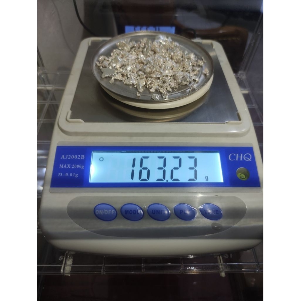 perak murni granule 99,9% harga per gram (80.000)