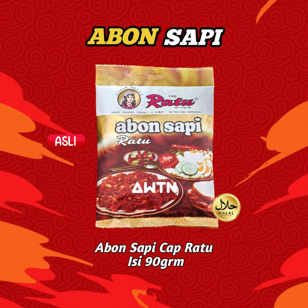 Abon sapi ratu 90gr /abon sapi /abon ratu /abon enak /abon halal