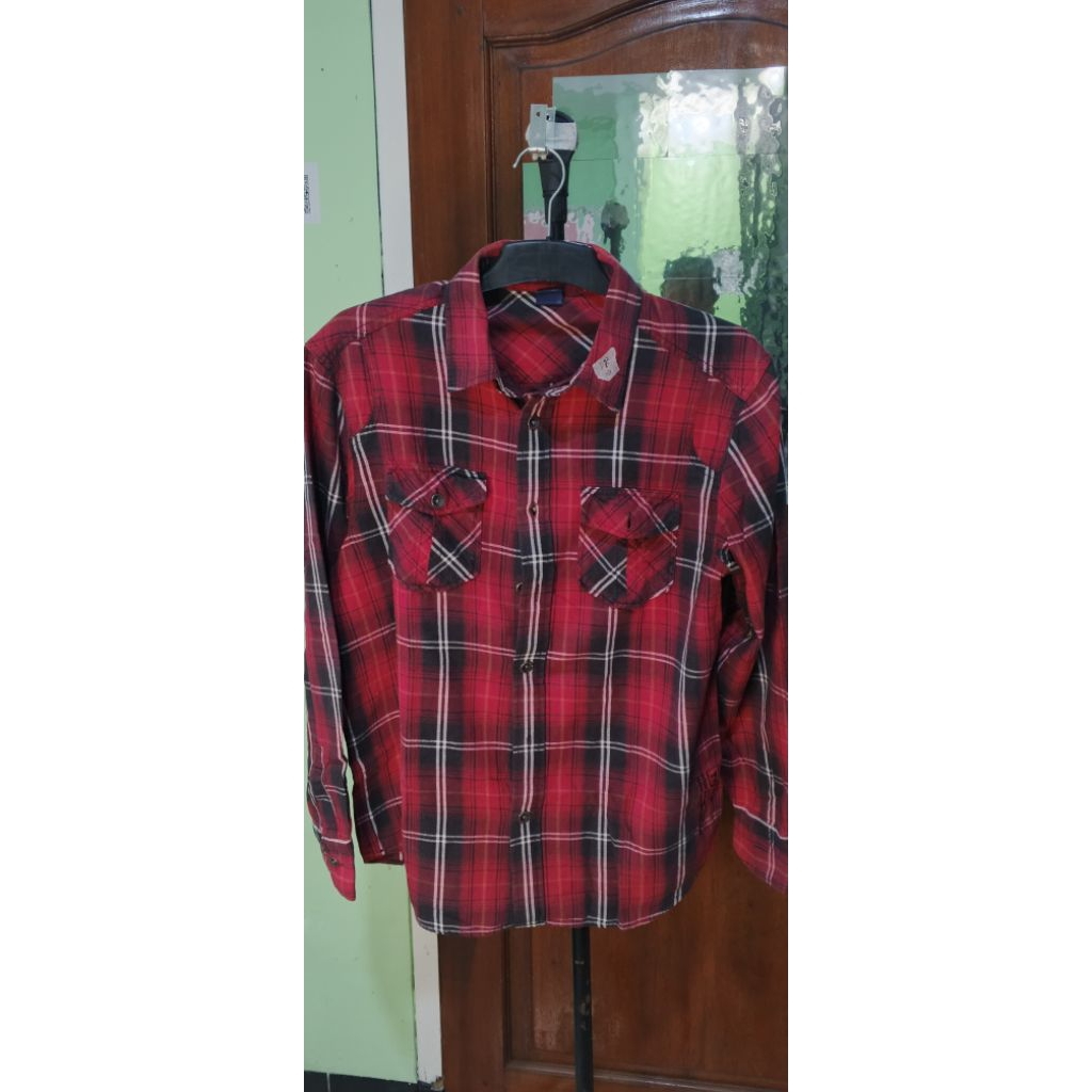 kemeja flannel Design united