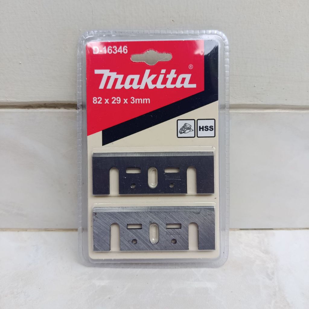 Makita D-16346 Mata Pasah Serut Kayu HSS 82mm Planer Blades Ketam N1900B 1900B 1923B Original