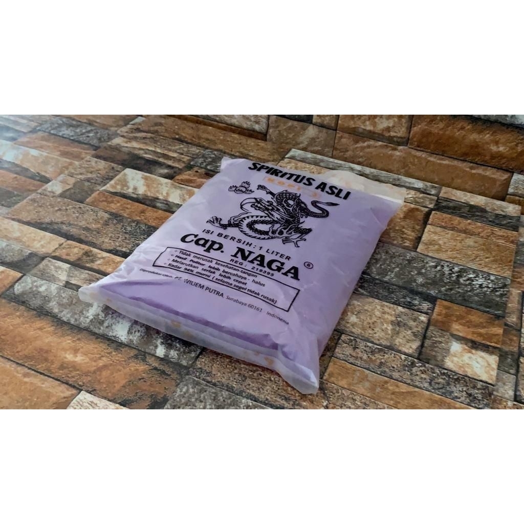SPIRTUS CAP NAGA ASLI 100% KEMASAN 1LITER