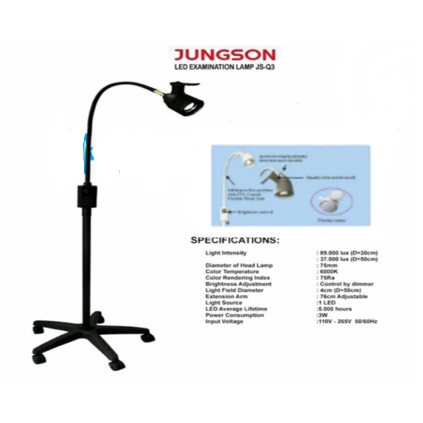 JUNGSON LED Examination Lamp JS-Q3 / Lampu Tindakan LED Jungson
