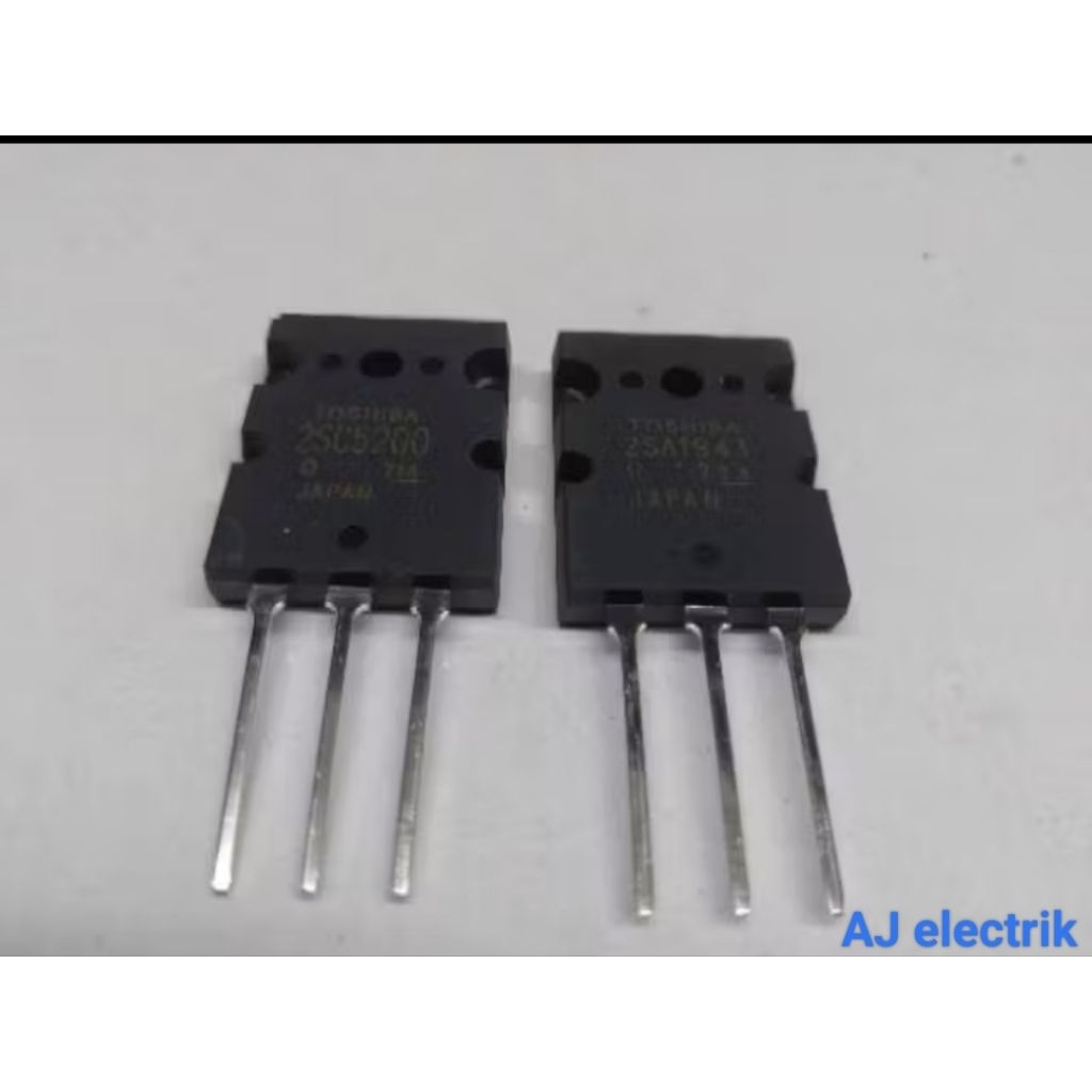 Taransistor Final Toshiba Ori 2SC5200 dan 2SA1943