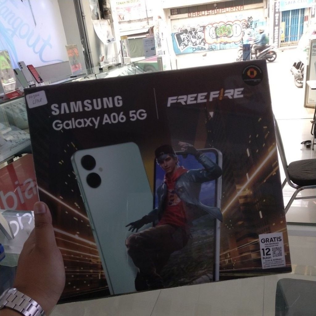 Samsung galaxy a06 5g x FreeFire Nusantara series special gaming