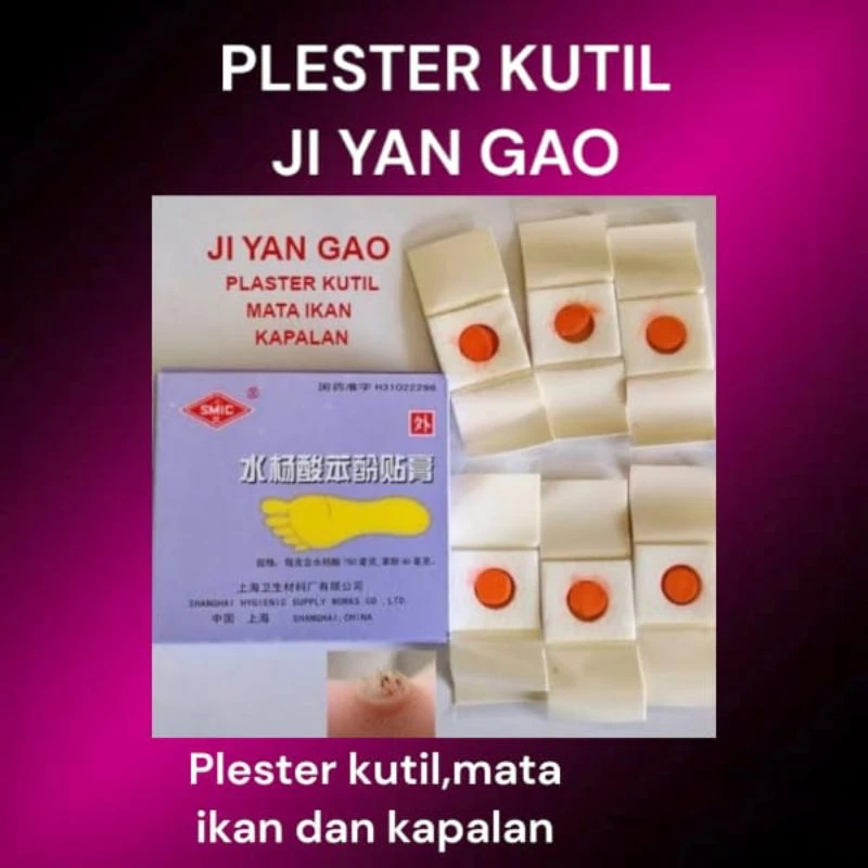 Plester Obat Kutil / Mata Ikan / Kapalan Ji Yan Gao