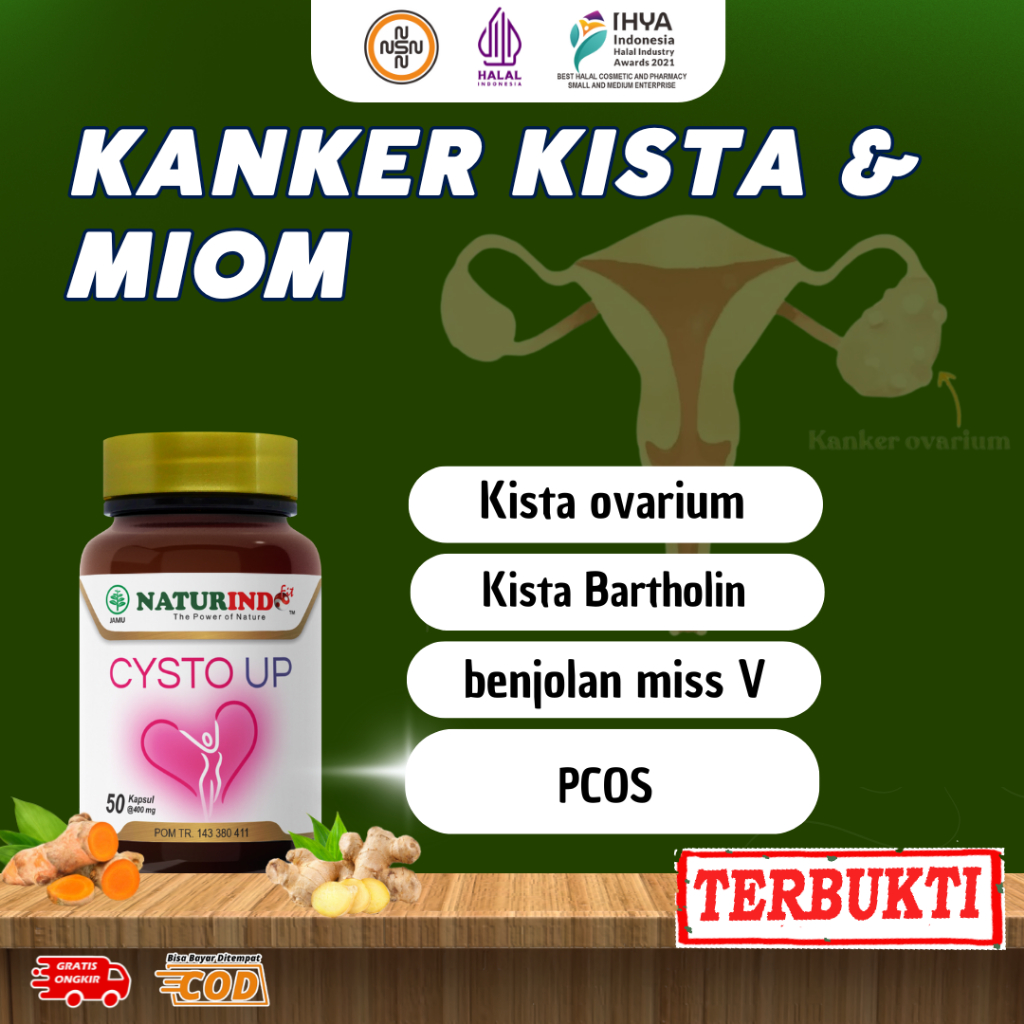 Obat Kista Ovarium Herbal Kista Miom Bartholin Ovarium Kista Endometriosis Ampuh Cysto Up Naturindo