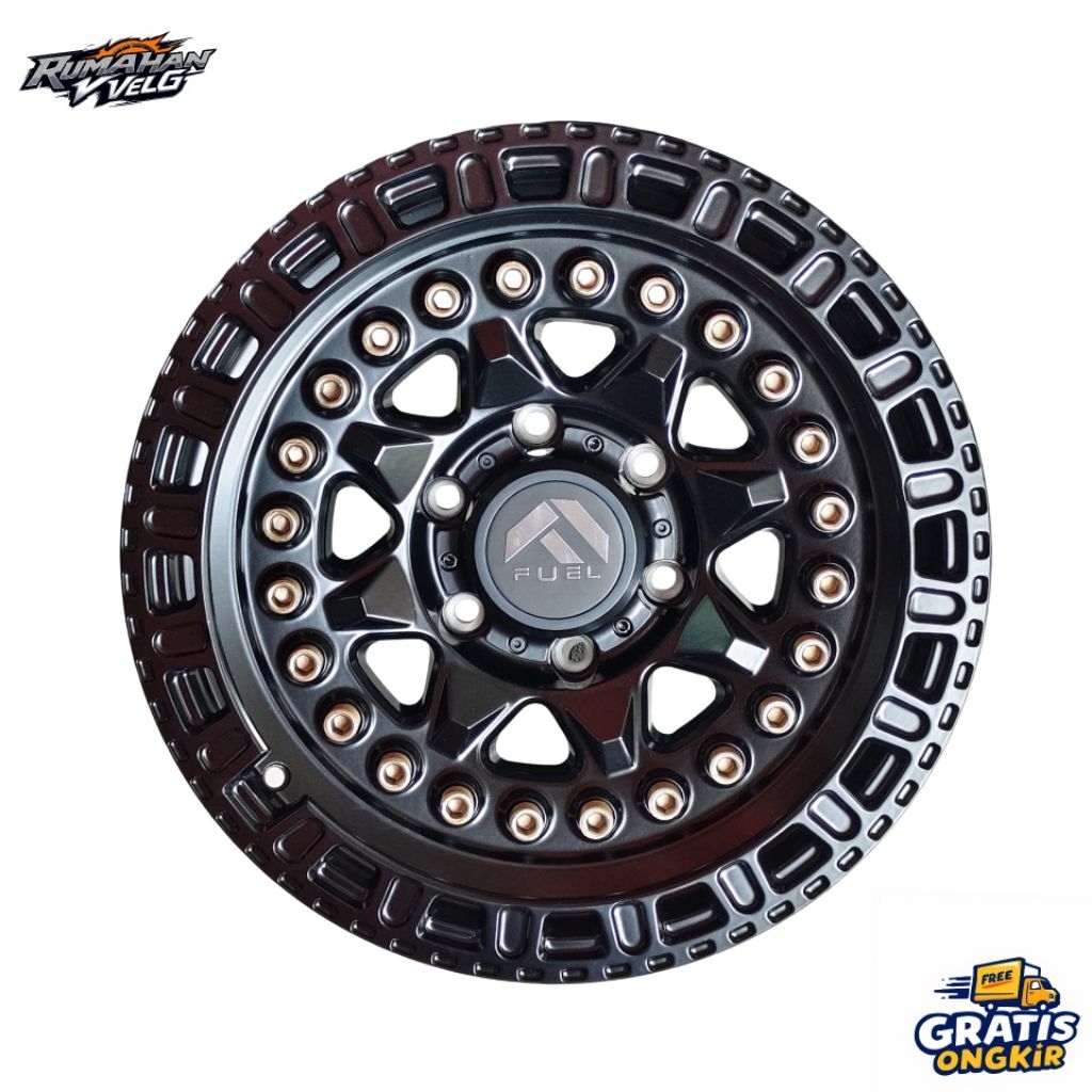 Velg FUEL KOLORADO Ring17x9 Lobang.6 Pcd.139,7 Et.0