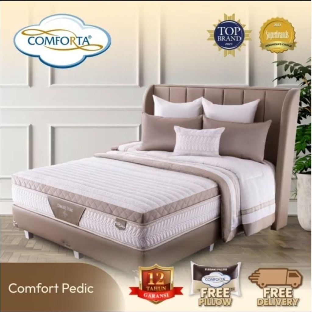 [COMFORTA_BANJARMASIN] SET SPRING BED COMFORTA COMFORT PEDIC FULLSET