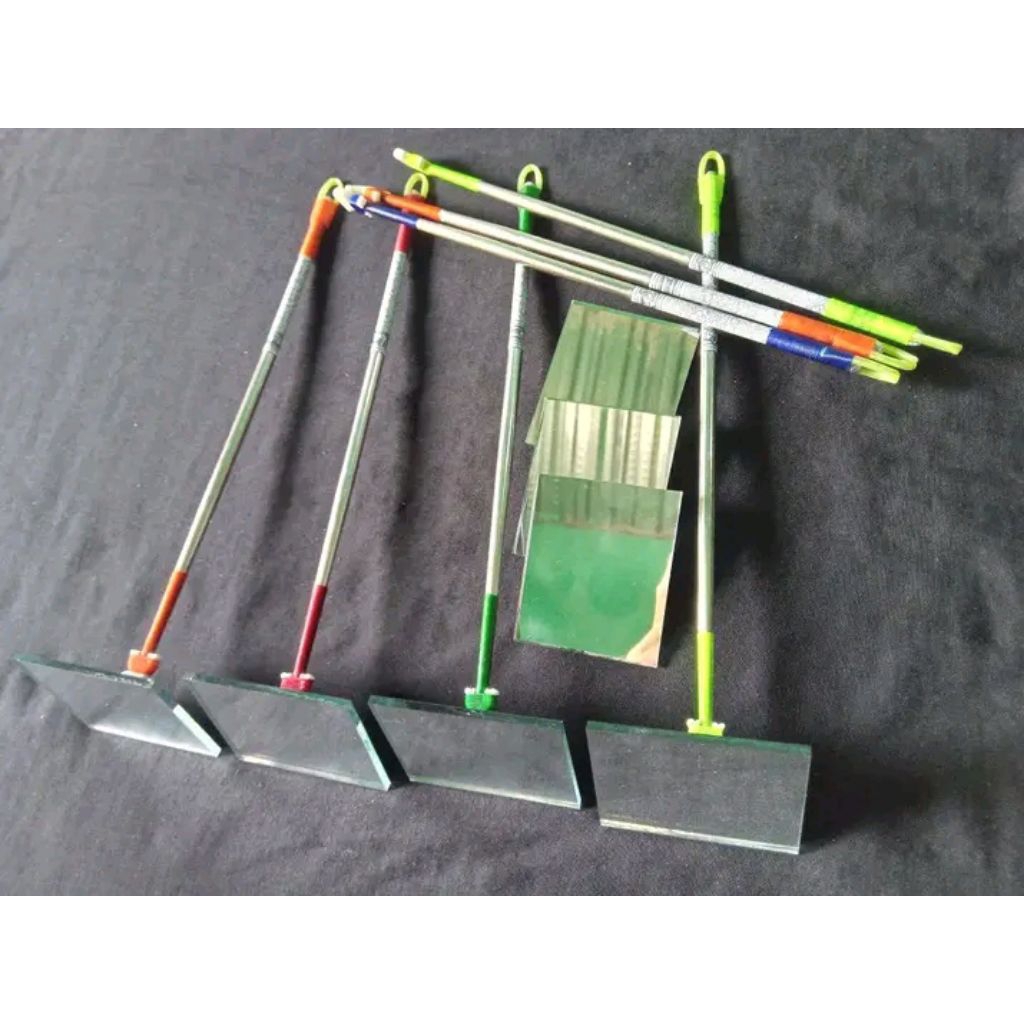 stik kaca mental cupang gagang stainles