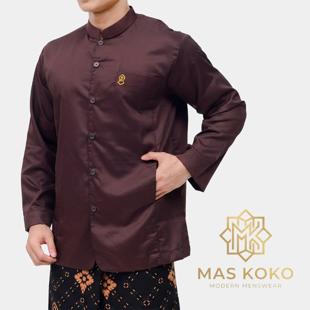 Baju Koko Terompah Murah|Koko Pria Muslim Semi Jas
