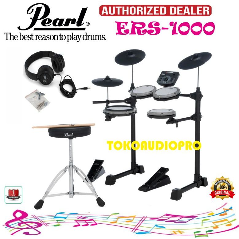 Pearl eRoadshow ERS1000 Electronic Drum Set Drum Pearl ERS-1000 Elektrik Drum Set