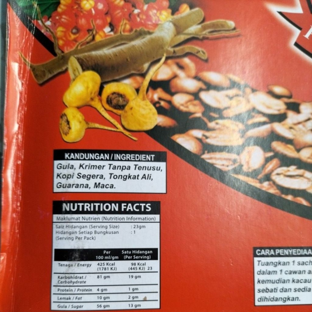 kopi semula jadi original grade A premium