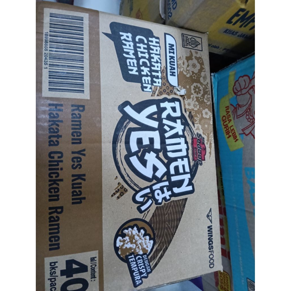 Wingsfood Mie Sedap Ramen Yes Kuah Hakata Chiken Ramen 1 Dus isi 40