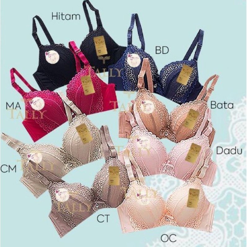 BH Tally 2056 Bra Push Up Busa Tebal Tanpa Kawat