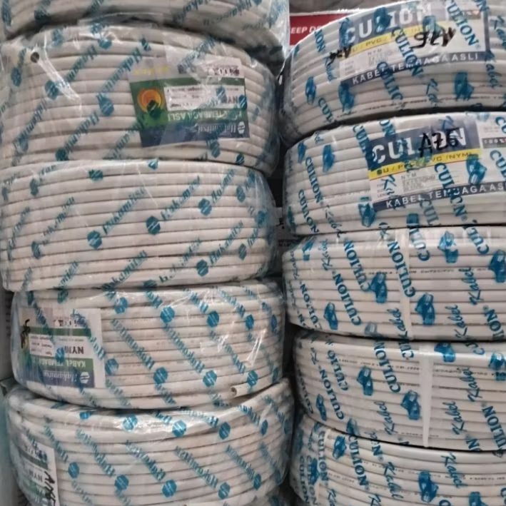 Kabel Listrik SNI Roll 50m 3x1.5mm Kabel tembaga isi 3 harga per Roll