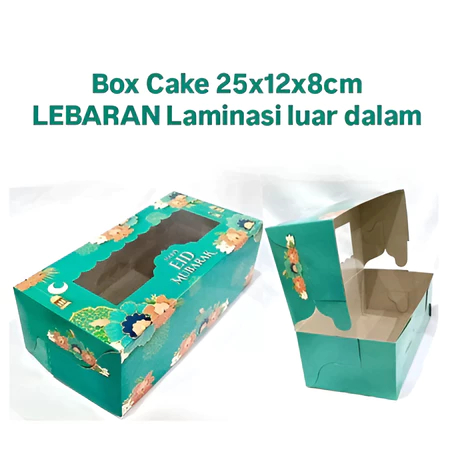 Box Kotak Kue Brownies Hampers Ukuran 25x12x8 Cm Dus Bolu Packaging Hadiah Kardus Kado Idul Fitri