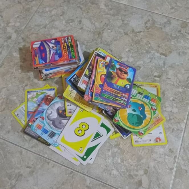 kartu pokemon kartu yugioh animal kaiser campur preloved second bekas