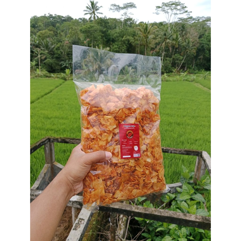 (1 KG) KERIPIK SINGKONG ANEKA RASA - KRIPIK SINGKONG ANEKA RASA - KERIPIK SINGKONG BALADO PEDAS MANI