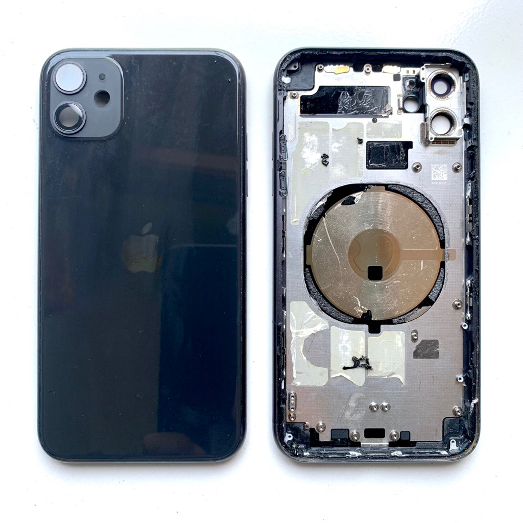 HOUSING IPHONE 11 HITAM ORIGINAL ASLI COPOTAN