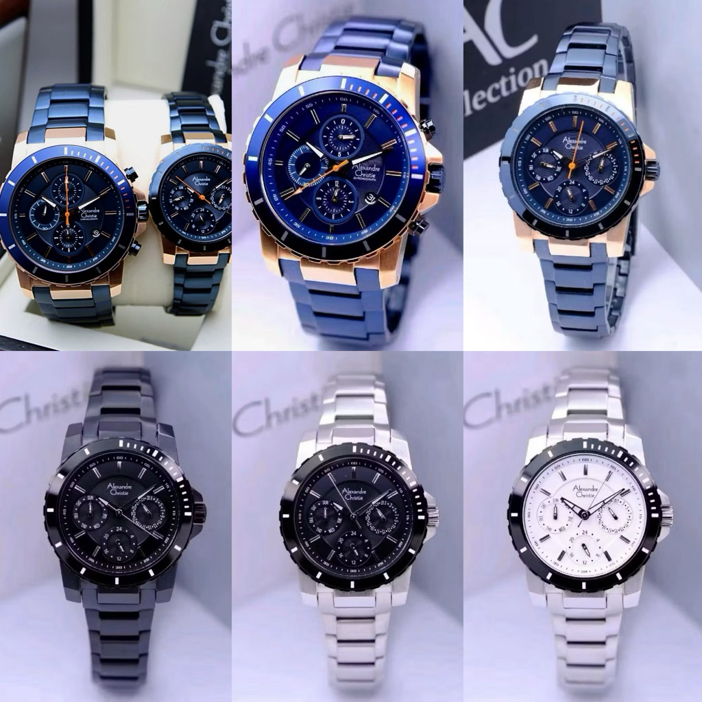 Jam Tangan Pria Alexandre Christie 6141 AC6141 / 6455 AC6455 (ORIGINAL)