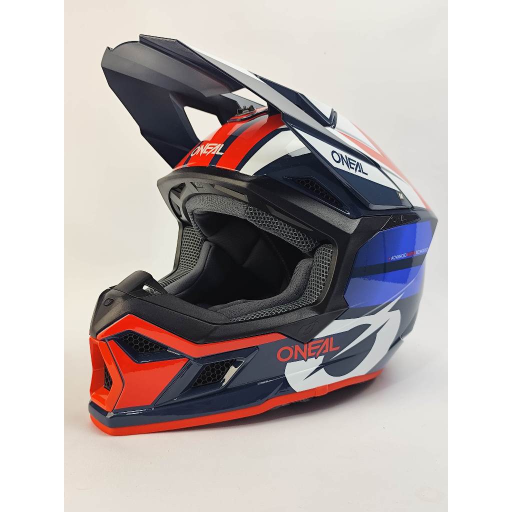 Helm Motocross Oneal 3SRS RIDE Black White Red original helm Trail