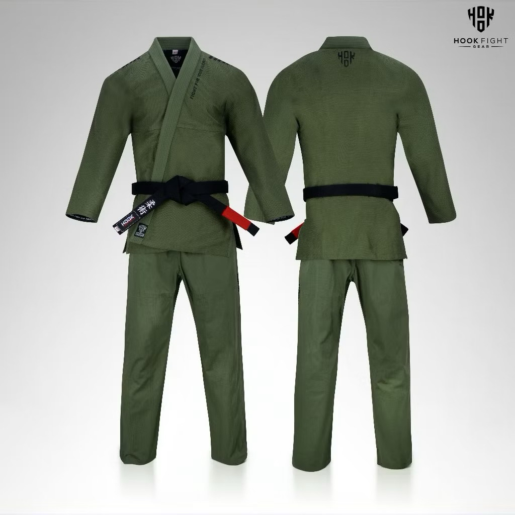 GI- OMOPLATA ARMY - JIUJITSU HOOK FIGHT GEAR, JIU JITSU GI, BJJ GI, BRAZILIAN JUJITSU Gl, GI BJJ, GI