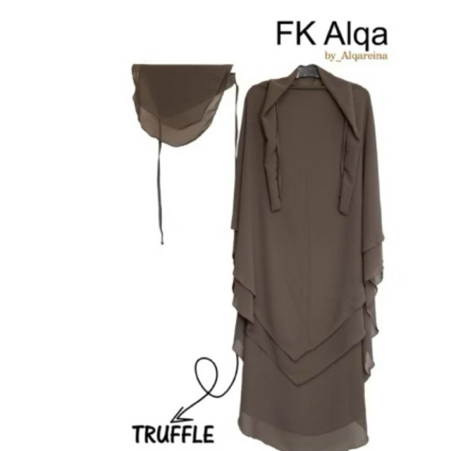 PRELOVED FK by Alqareina/french khimar syari
