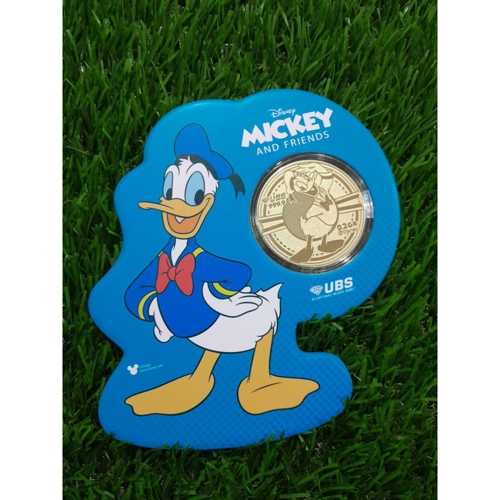 UBS Gold 0.2 gram disney donald duck