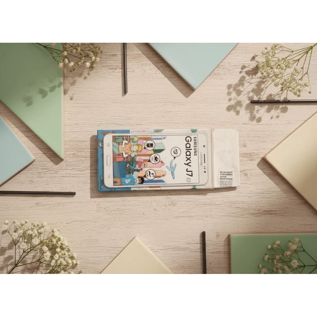 Kardus Hp Samsung J7 2016 charger headset original