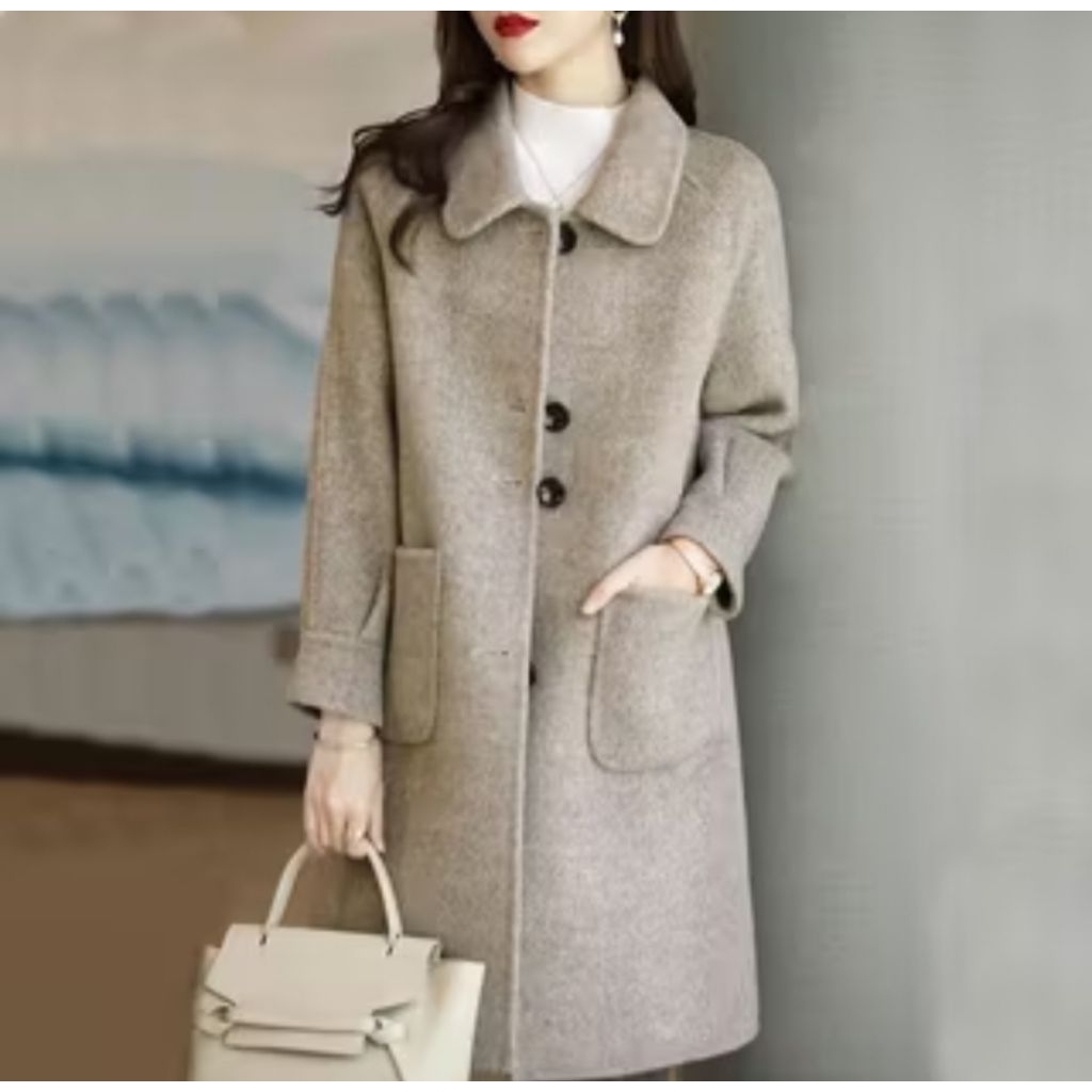 PAMELA ( IMPOR ) Pakaian musim Dingin Wanita,  Winter Spring Wanita Korea,  Mantel Jaket