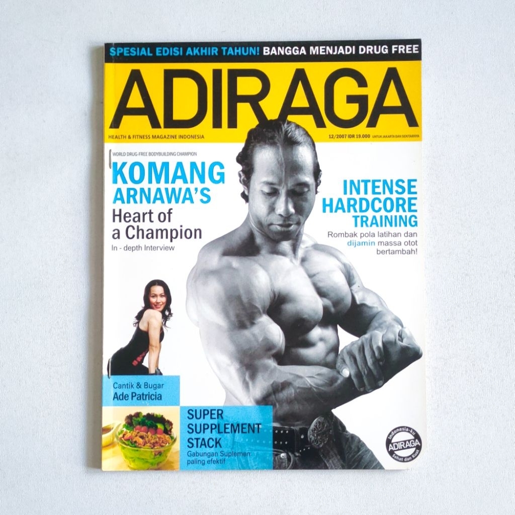 Majalah Bodybuilding & Fitness ADIRAGA Vol 12 Tahun 2007