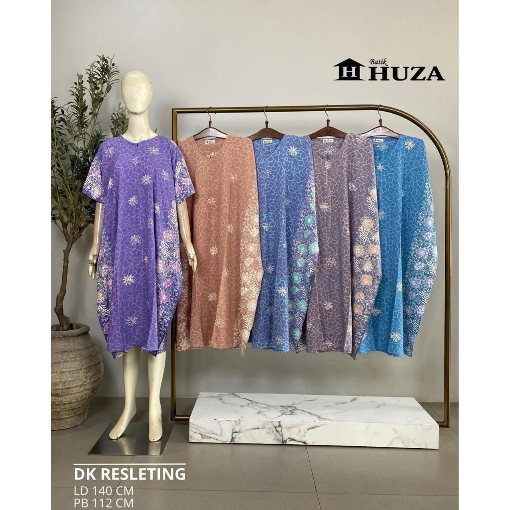 Amina - Daster Logo Jumbo Busui Ld 140 | Huza DK Resleting