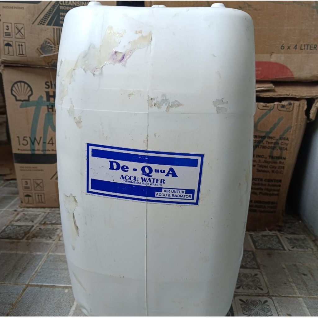 AIR AKI BIRU 20L/AIR ACCU/AQUA DEST/DENIM BIRU/AIR AKI ISI ULANG DEQUUA Derigen/Jerigen 20 LITER