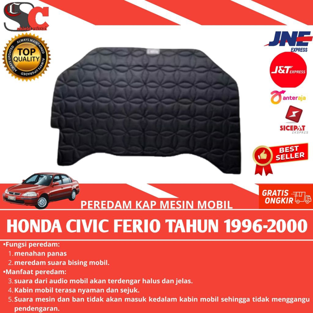 peredam kap mesin mobil honda civic ferio tahun 1996-2000