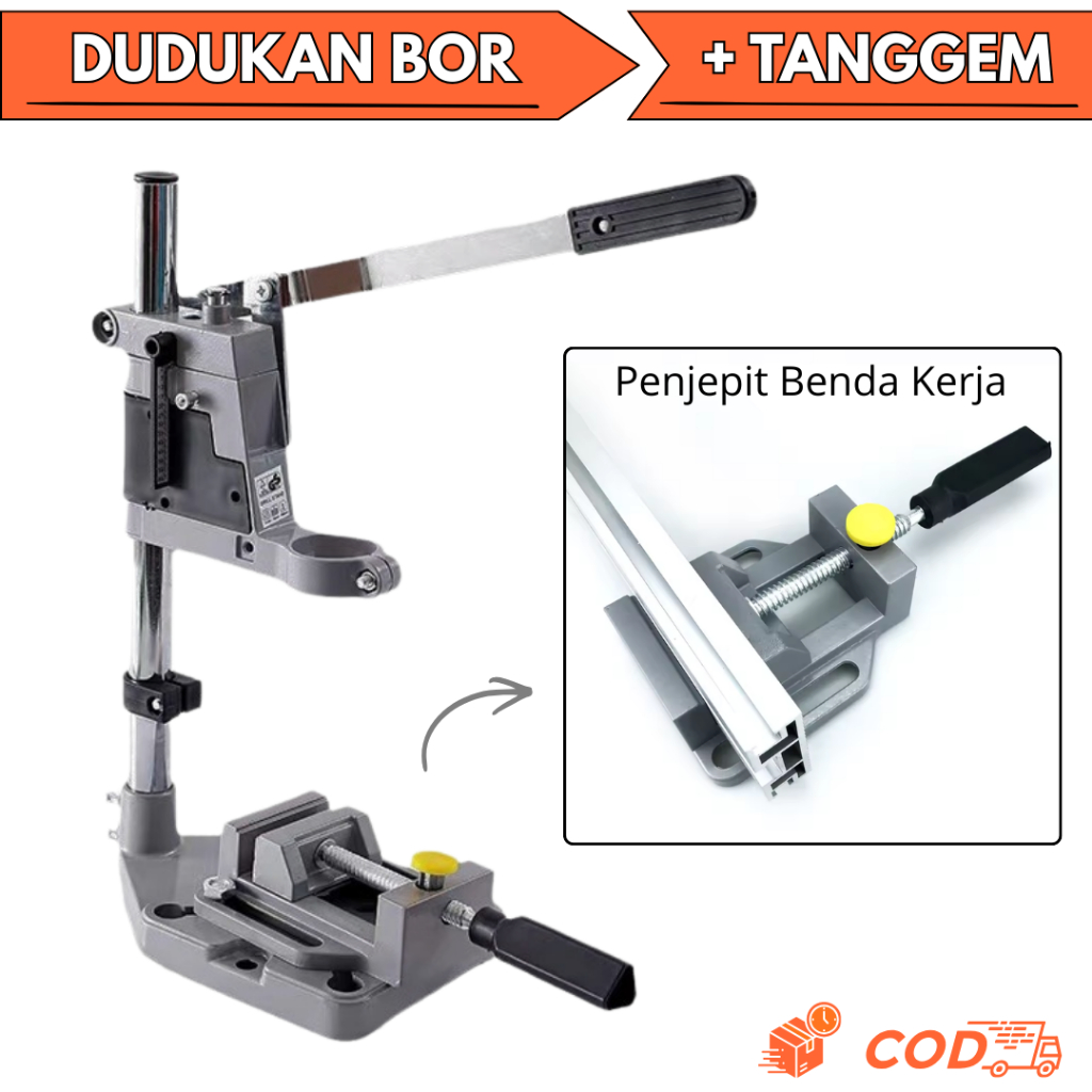 Stand Drill Dudukan Mesin Bor Tangan  Menjadi Bor Duduk Drill Stand Alumunium Drill Stand BorListrik