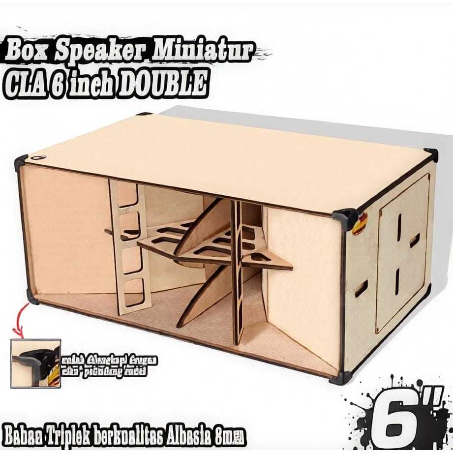Box Speaker Miniatur CLA 6 Inch Double ALBASIA