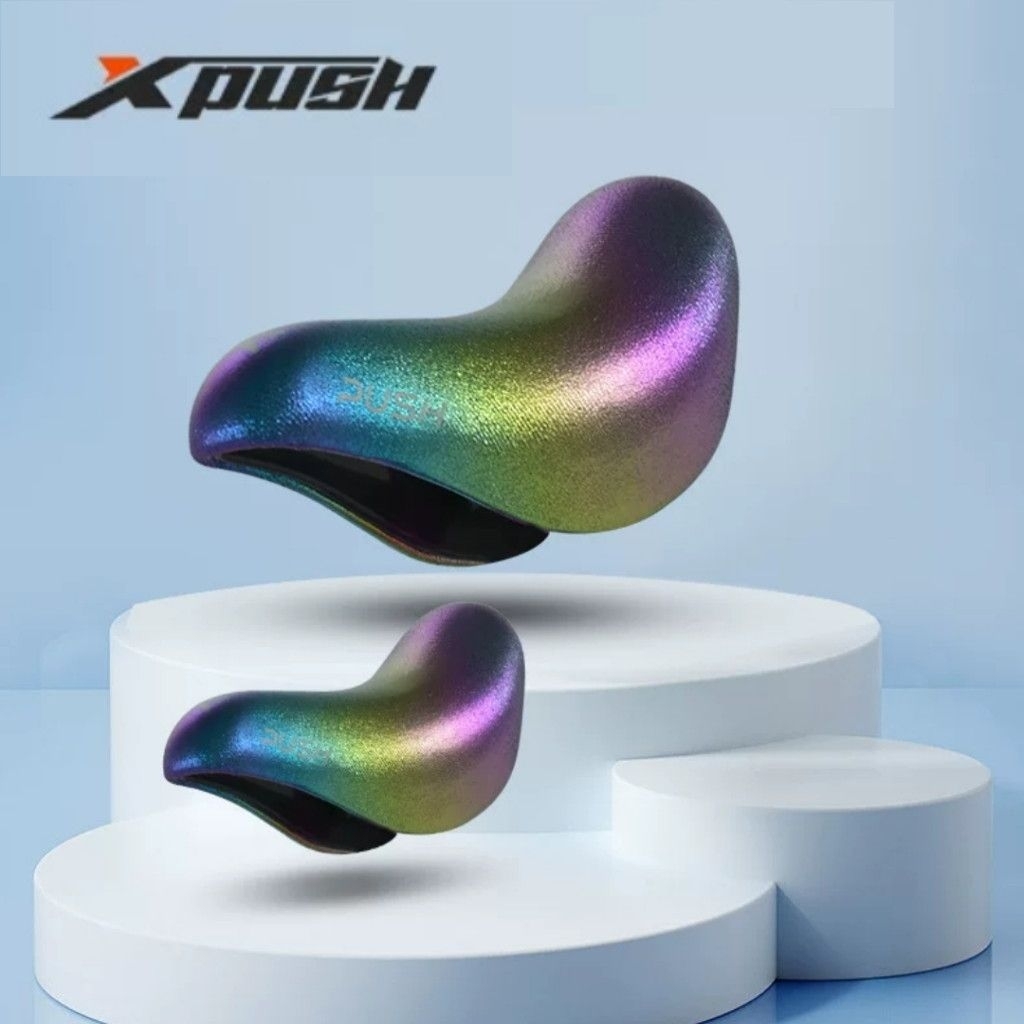 Xpush sadel pushbike motif rainbow