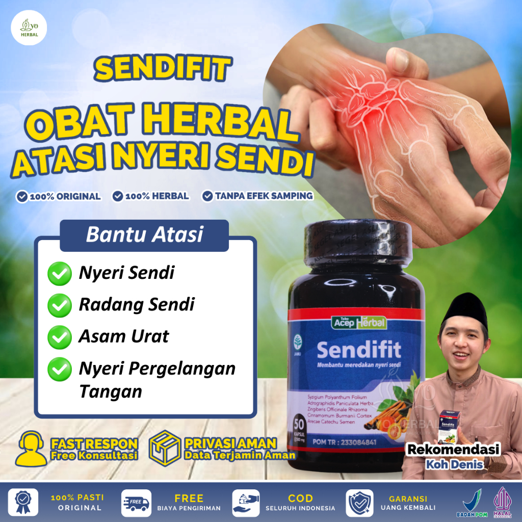 Sendifit - Untuk Nyeri Sendi, Nyeri Sendi Pergelangan Tangan, Sakit Pergelangan Tangan, Nyeri Tulang
