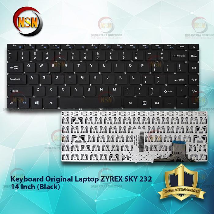 Keyboard ZYREX SKY 232 14 Inch 2021 Original (Black)