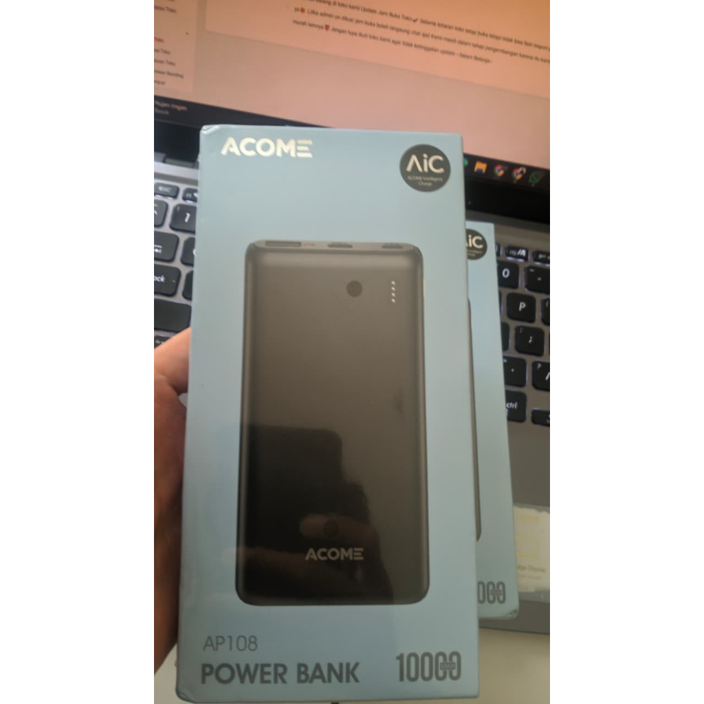 ACOME Powerbank 20000mAh Fast Charging QC3.0 PD VOOC SCP Dash AP201