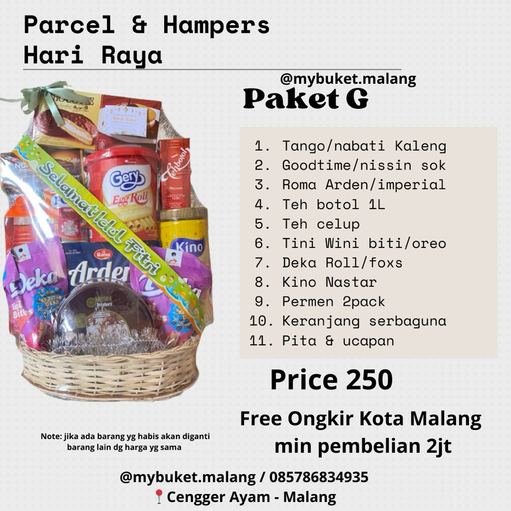 Parcel hampers raya (malang)