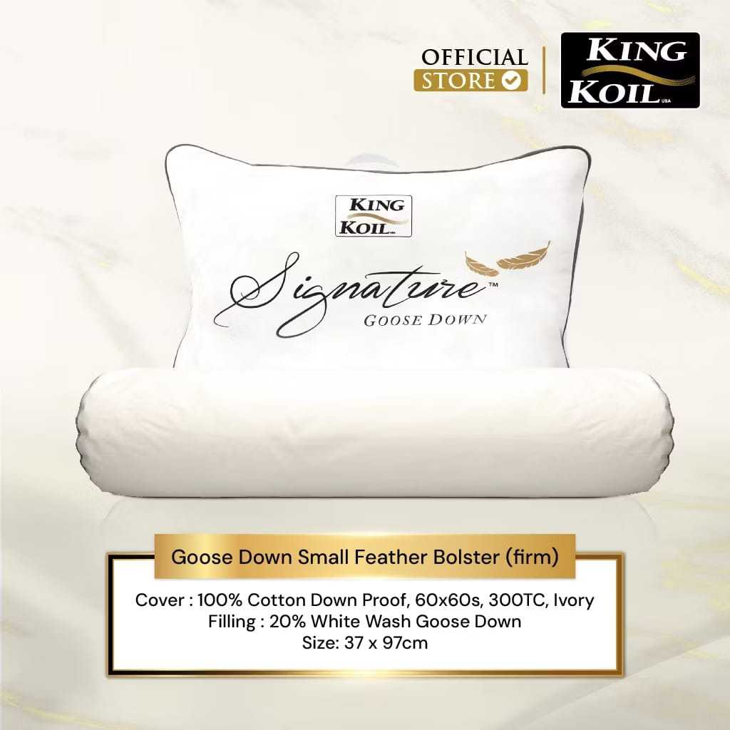 Unihome /KING KOIL Goose Down Bolster / Guling Bulu Angsa