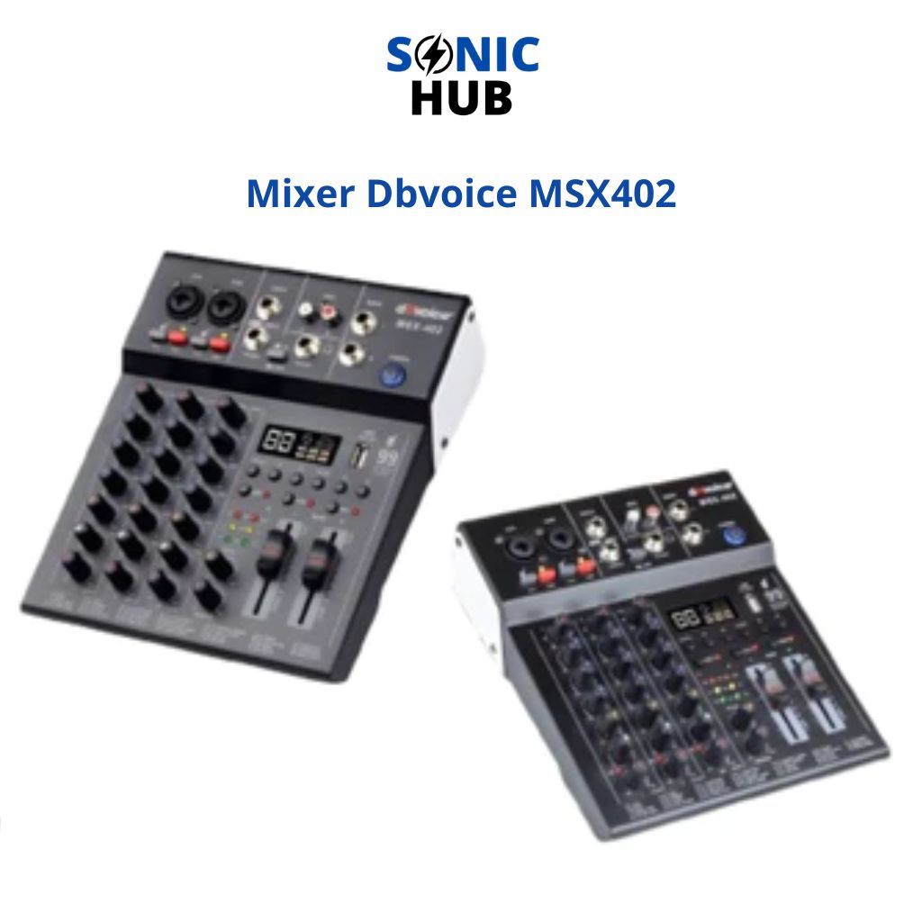Mixer Dbvoice 4 Channel MSX402 With Key Control dan 99DSP Efek