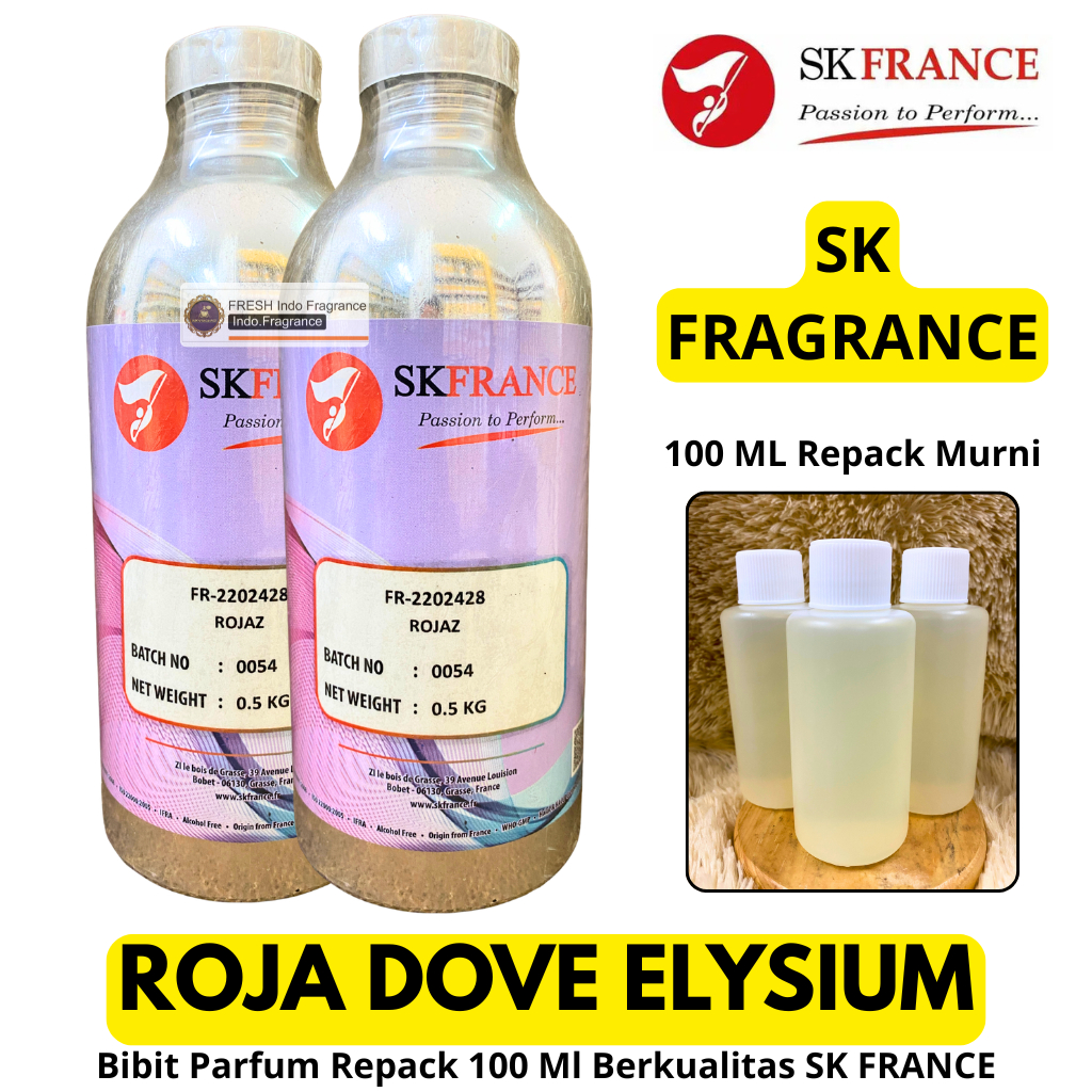Bibit Parfum ROJA ELYSIUM Repack 100 ML MURNI SK FRANCE