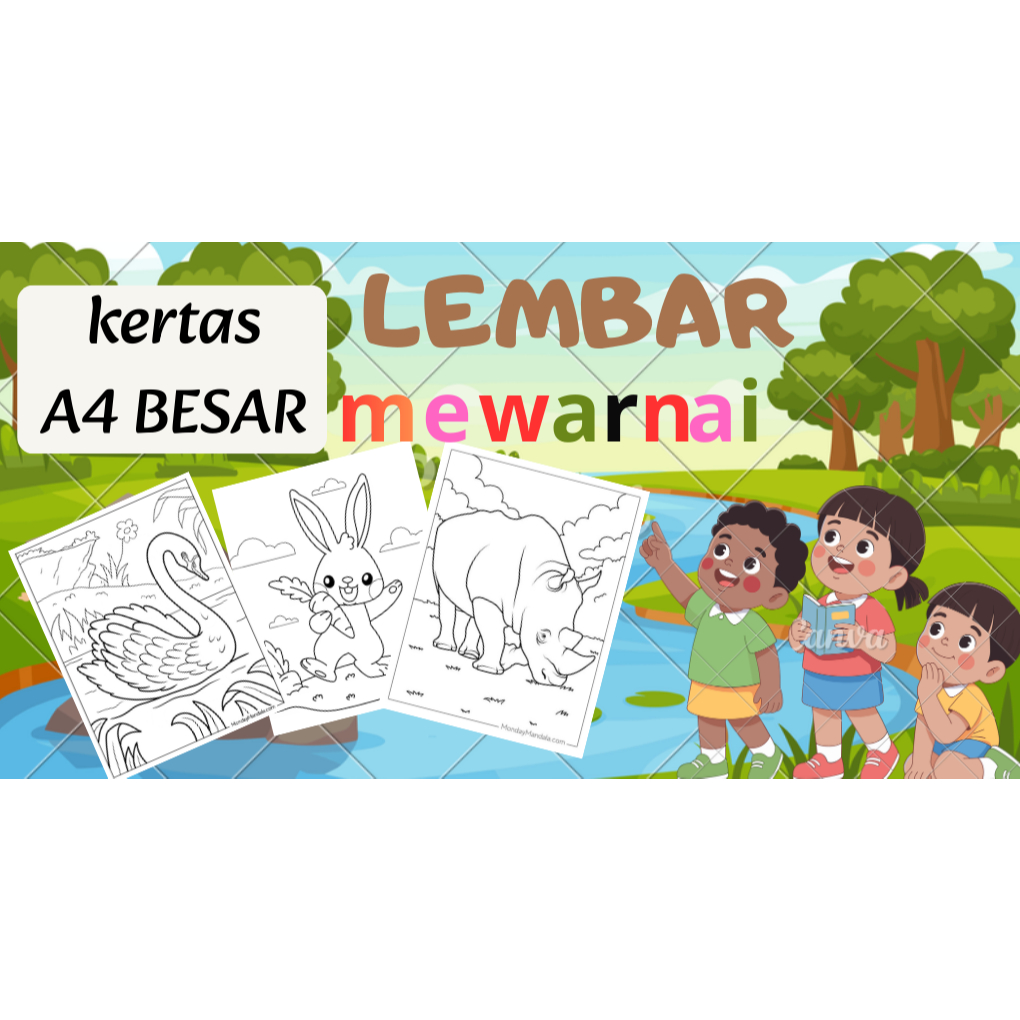 kertas gambar, kertas mewarnai, kertas gambar A4