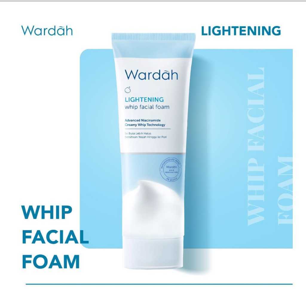 Wardah Lightening Whip FacialFoam | Sabun cuci muka | Facial wash